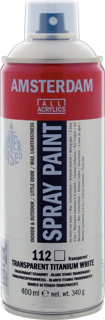 Bombe de peinture Amsterdam - 400ml - Blanc de titane