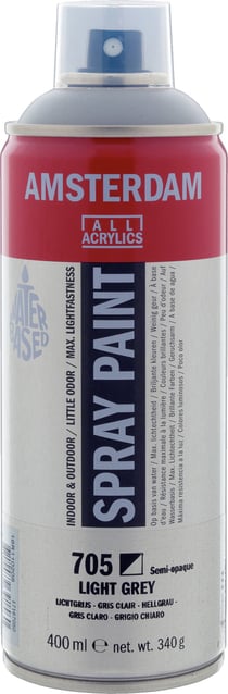 Bombe de peinture Amsterdam - 400ml - Gris clair