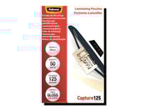 Pochettes plastification 125 microns 5.4 x 8.6 cm