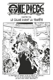 One Piece édition originale - Chapitre 1146 - Le calme avant la tempête