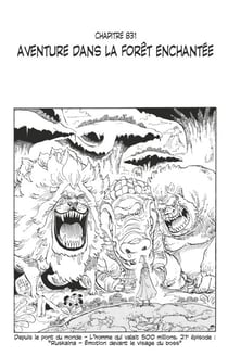 One Piece édition originale - Chapitre 831 - Aventure dans la forêt enchantée