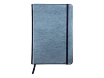 Carnet - Format A5 14.8 x 21 cm - Cuirisé - Clairefontaine - 144 pages lignées - Indigo