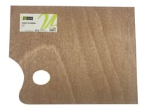 Palette bois rectangle - 35 x 27 cm - Monali