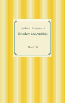 Einsichten und Ausblicke - Band 80