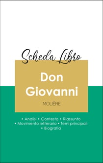 Scheda libro Don Giovanni (analisi letteraria di riferimento e riassunto completo)