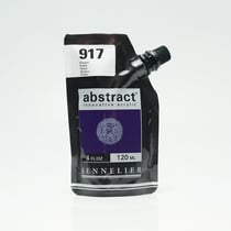 Tube 120 ml de peinture acrylique Sennelier - Abstract - Pourpre n°917 - Fine - Opaque