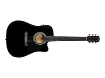 Squier Acoustics SA-105CE Noir - guitare acoustique-électrique