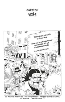 One Piece édition originale - Chapitre 381 - Virés