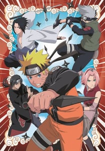 Puzzle Compact 1000 pièces - Naruto Shippuden - Clementoni