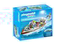 Vacanciers avec vedette moteur sub - Playmobil® - Family Fun - 9428