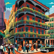 Echoes of Magnolia: A Jazz Serenade - New orleans, #1