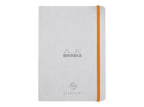 Carnet - Format A5 14.8 x 21 cm - Perpetual - Rhodia - 128 pages perpetual - Argent