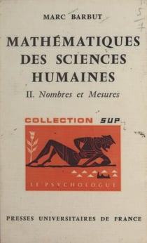 Mathématiques des sciences humaines (2) - Nombres et mesures