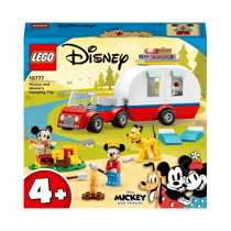 Mickey Mouse et Minnie Mouse font du camping