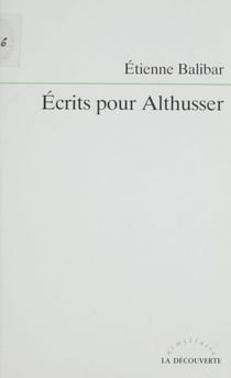 Écrits pour Althusser