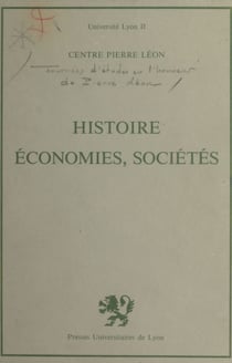 Histoire, économies, sociétés