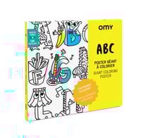 Omy - Poster géant à colorier - ABC