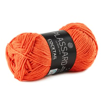 Pelote de fil à tricoter - Plassard - Cocktail - Orange 51