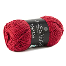 Pelote de fil à tricoter - Plassard - Cocktail - Rouge 60