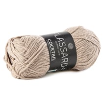 Pelote de fil à tricoter - Plassard - Cocktail - Beige 80