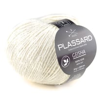Geisha - Blanc cassé 02 - Plassard - Pelote de fil à tricoter