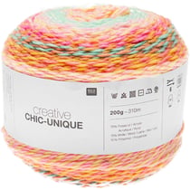 Pelote de fil à tricoter - Rico Design - Creative Chic Unique - Bonbon 05