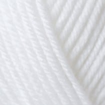 Pelote de fil à tricoter - Rico Design - Baby Classic DK - Blanc 01