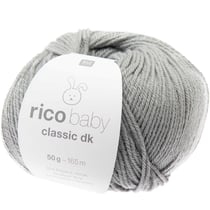 Pelote de fil à tricoter - Rico Design - Baby Classic DK - Grey