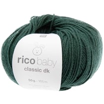 Pelote de fil à tricoter - Rico Design - Baby Classic DK - Algue 75