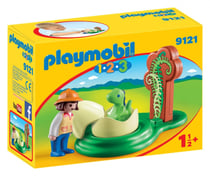 Exploratrice et bébé dinosaure - Playmobil® - PLAYMOBIL 1.2.3 - 9121