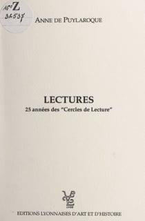 Lectures - 25 années des "Cercles de lecture"