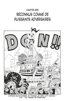 One Piece édition originale - Chapitre 892 - Reconnus comme de puissants adversaires