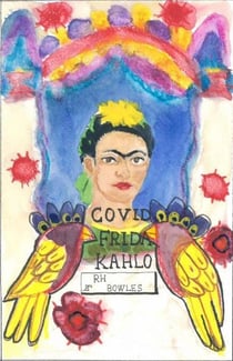 Covid Frida Kahlo