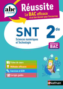 SNT 2de - ABC Réussite - Programme de seconde 2025-2026 - Cours, Méthode, Exercices - EPUB
