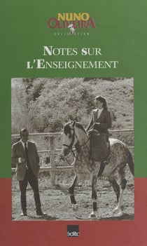 Notes sur l'enseignement de Nuno Oliveira