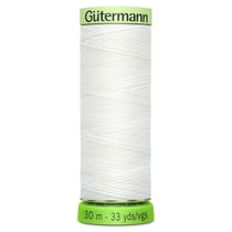 Fil à coudre Gütermann -  rPET Super Résistant - Blanc n°800