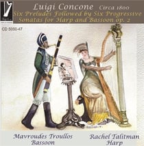 Concone, Luigi : Six sonates progressives Op.2 - CD