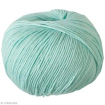 Pelote de fil à tricoter 100% coton - DMC - Natura - Aqua N99