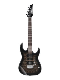 Ibanez - basse électrique GIO GRX70QA - Transparent Black Sunburst