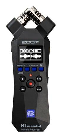Zoom H1 Essential - Enregistreur 2 pistes 32 bits à virgule flottante - Noir