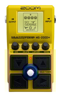 Pédale multi-effets compacte pour guitare - Zoom MS-200D+