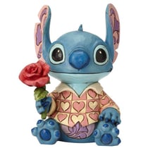 Figurine Enesco Disney Tradition - Lilo et Stitch - Stitch Saint-Valentin
