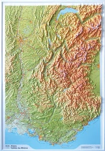 Relief Alpes Vallée du Rhône (série 60502) (2e édition)