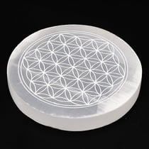 Fleur de vie en Sélénite - 7 cm