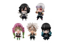 Mini Figurine - Demon Slayer - Kimetsu no Yaiba & Tanjiro & The Hashira mascot - Pack de 5 - 5 cm - V1