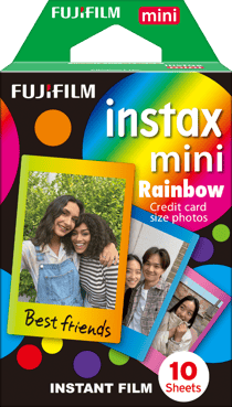 Lot de 10 films instantanés FujiFilm - Instax mini - Rainbow