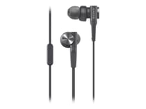 Sony MDR-XB55AP - Écouteurs avec micro - filaire - jack 3,5mm - noir