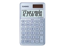 Calculatrice de poche Casio - De bureau - SL-1000SC - Bleu glacé