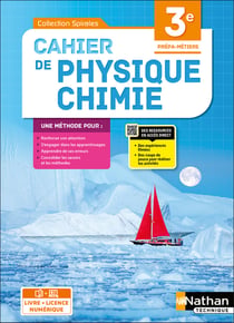 Spirales : physique-chimie : 3e : prépa-métiers : livre + licence élève (édition 2022)