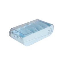 BOITE FICHE BRISTOL A7 BLEU PAS LEARNING BOX A7 BLEU PASTEL